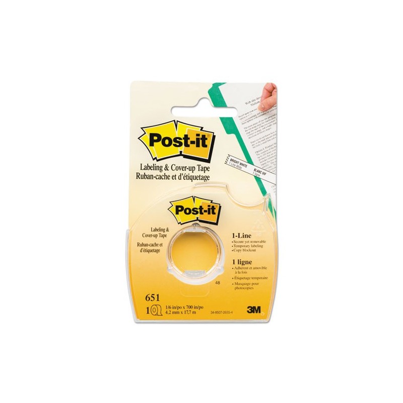 Postit Labeling and CoverUp Tape