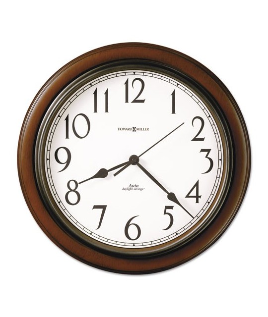 Howard Miller Talon Auto DaylightSavings Wall Clock