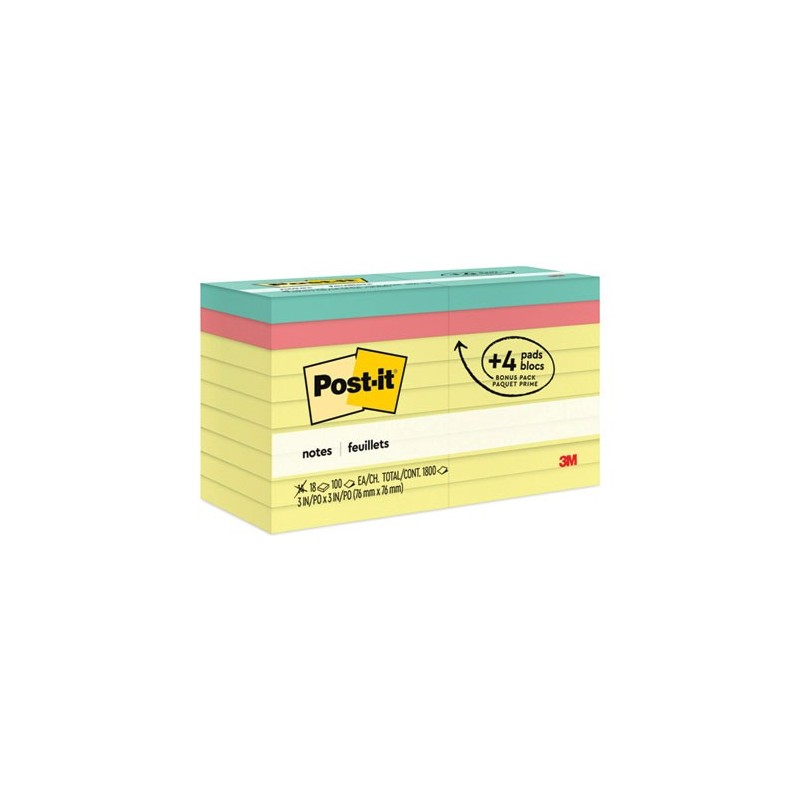 Post-it Notes Original Pads Assorted Value Packs