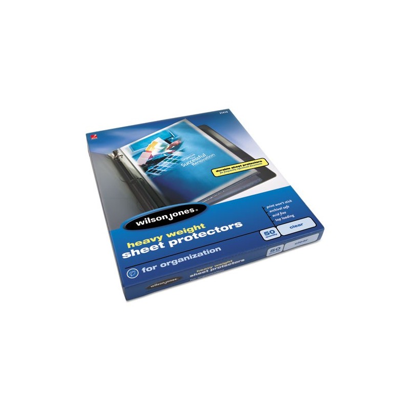 Wilson Jones Heavyweight TopLoading Sheet Protectors