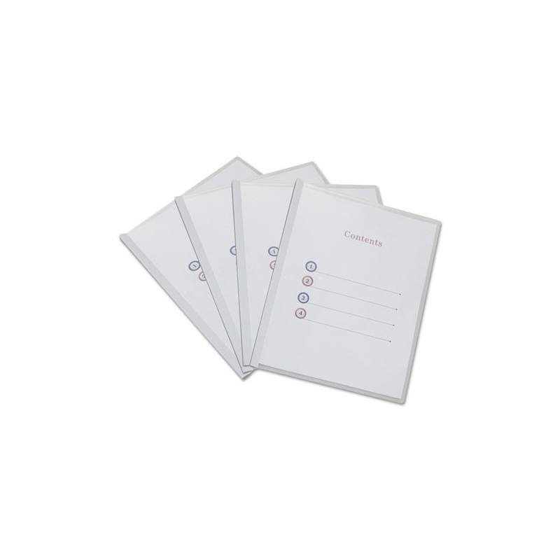 Universal Clear View Report Cover with Slideon Binder Bar