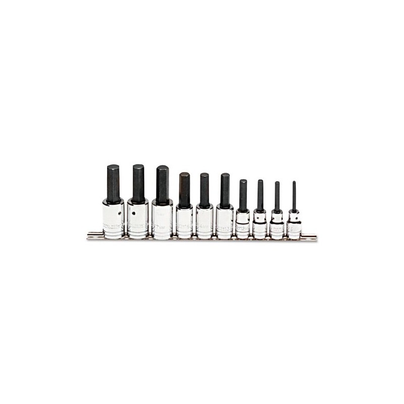 PROTO 10Piece Metric 1/2"Drive HexBit Socket Set