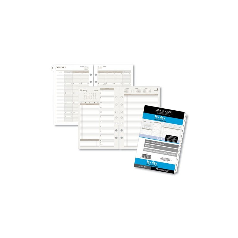 ATAGLANCE Day Runner TwoPagesPerDay Planning Pages Refill