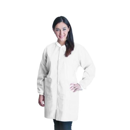 FitMe Lab Coats S White