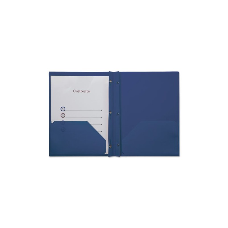 Universal Plastic TwinPocket Report Covers with Fasteners